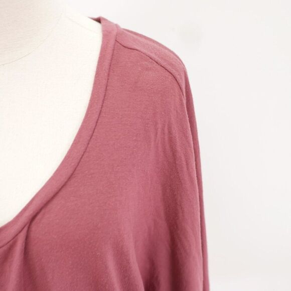 Express One‎ Eleven Purple Scoop Neck Long Sleeve Top Blouse Medium Long Sleeve - Picture 2 of 9